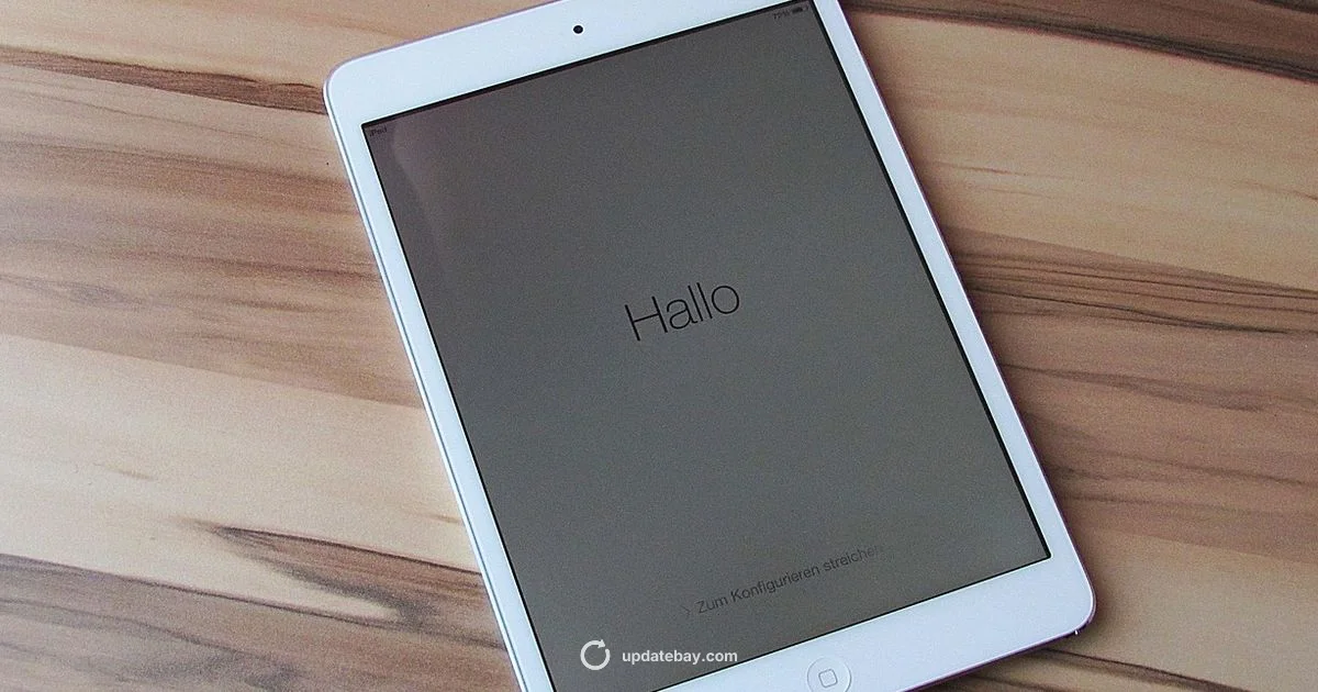 Control Update on iPad - Update Bay