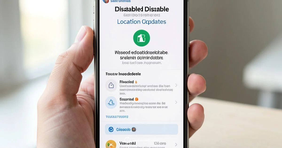 Stop Location Updates - Update Bay