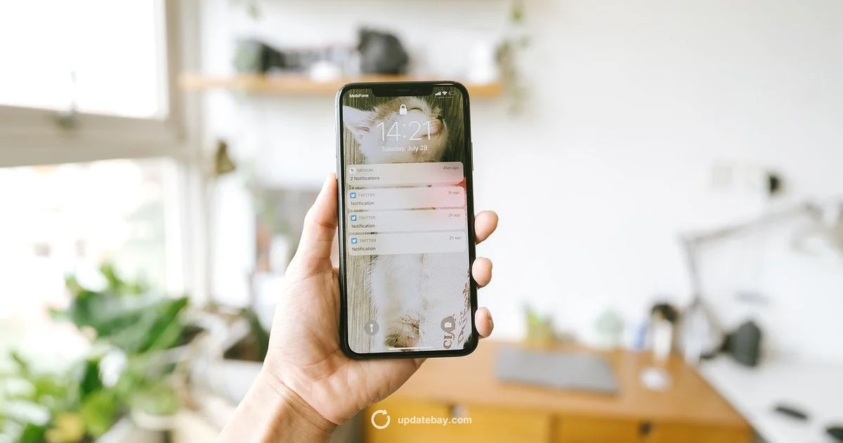 Update Status on iPhone - Update Bay