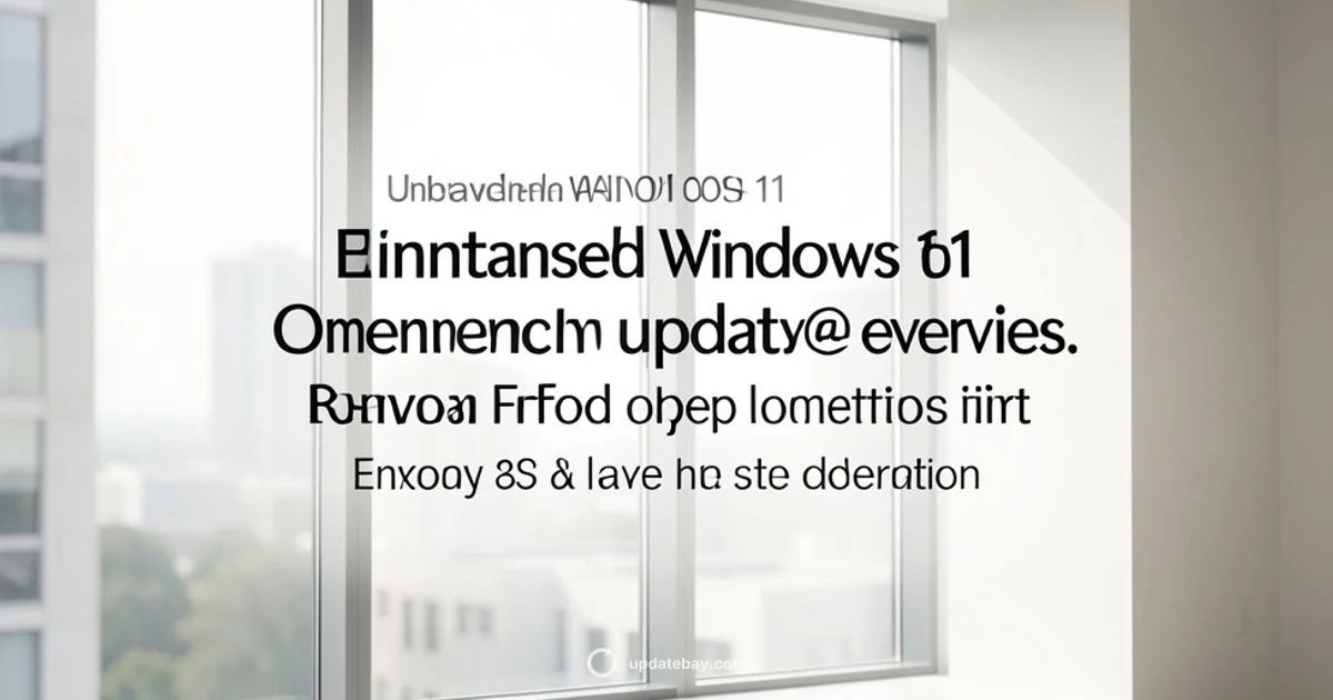 Emergency Update Patch Emergency Update Patch - Update Bay