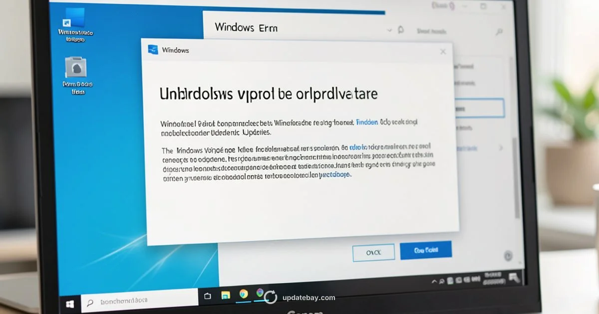 Windows Update Not Loading - Update Bay