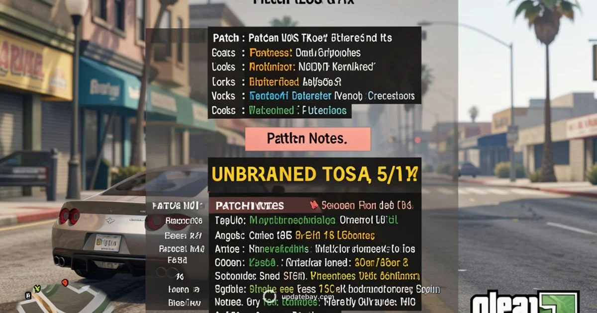 Weekly GTA Update Weekly GTA Update - Update Bay