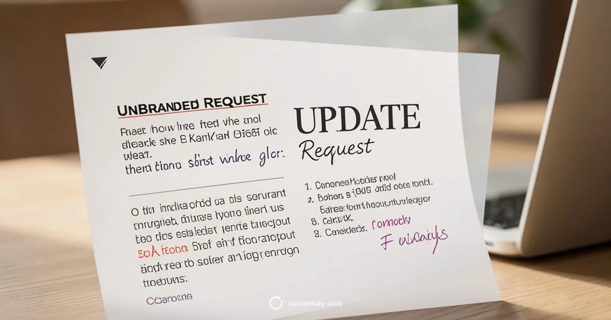 Update Request - Update Bay