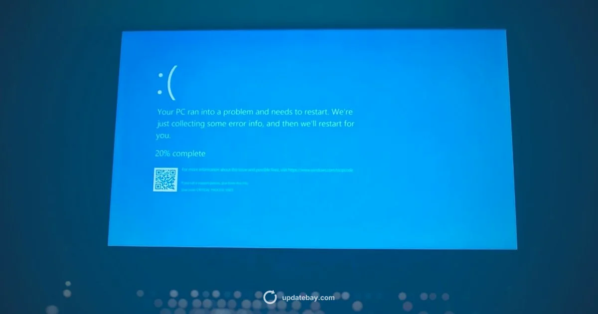 Windows Update Black Screen - Update Bay